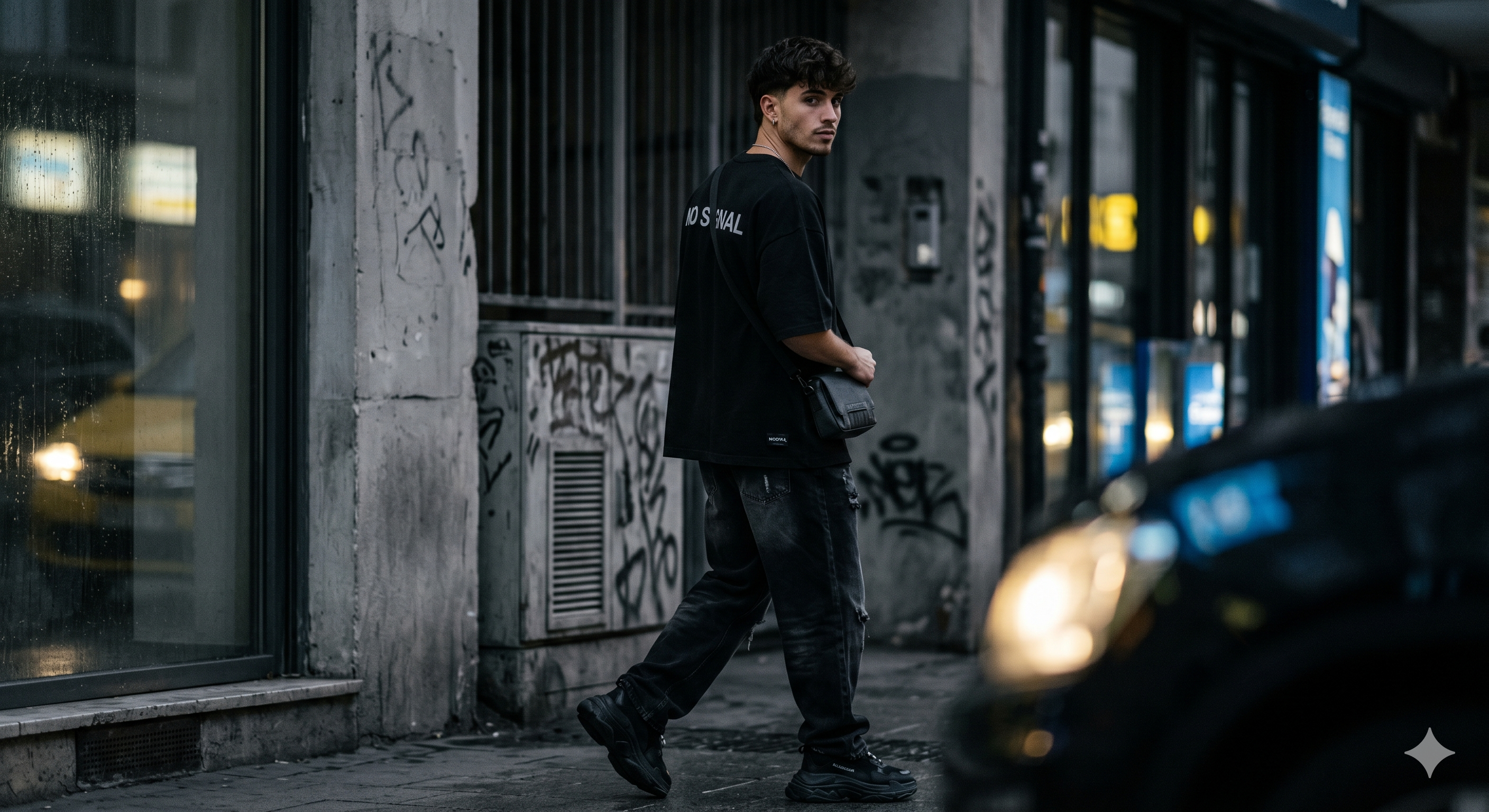 NO SIGNAL — Oversized T-Shirt