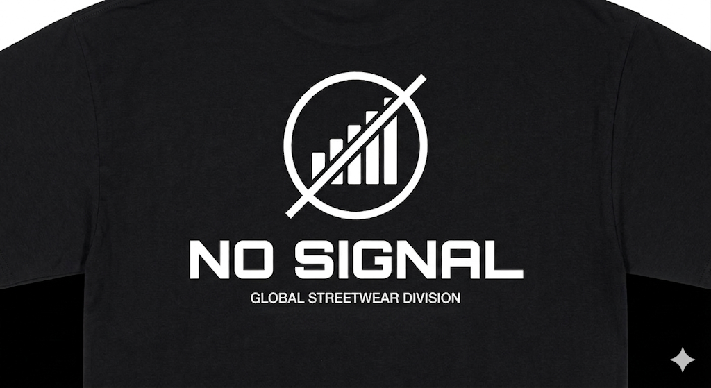 NO SIGNAL — Oversized T-Shirt